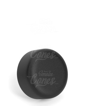 38mm Smooth Push Down & Turn Plastic Caps With Foam Liner - Matte Black - 320/Box