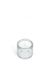 25mm Clear 6ml Glass Concentrate Jar w/ Clear Cap 144/Box - 1