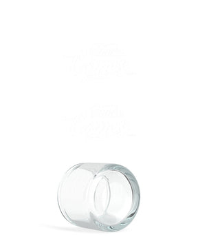 25mm Clear 6ml Glass Concentrate Jar w/ Clear Cap 1008/Box - 4