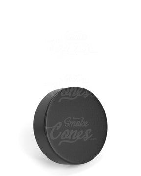 50mm Smooth Push and Turn Child Resistant Plastic Caps With Foam Liner - Matte Black - 100/Box