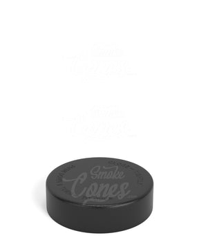 50mm Smooth Push and Turn Child Resistant Plastic Caps With Pressure Seal Liner - Matte Black - 100/Box