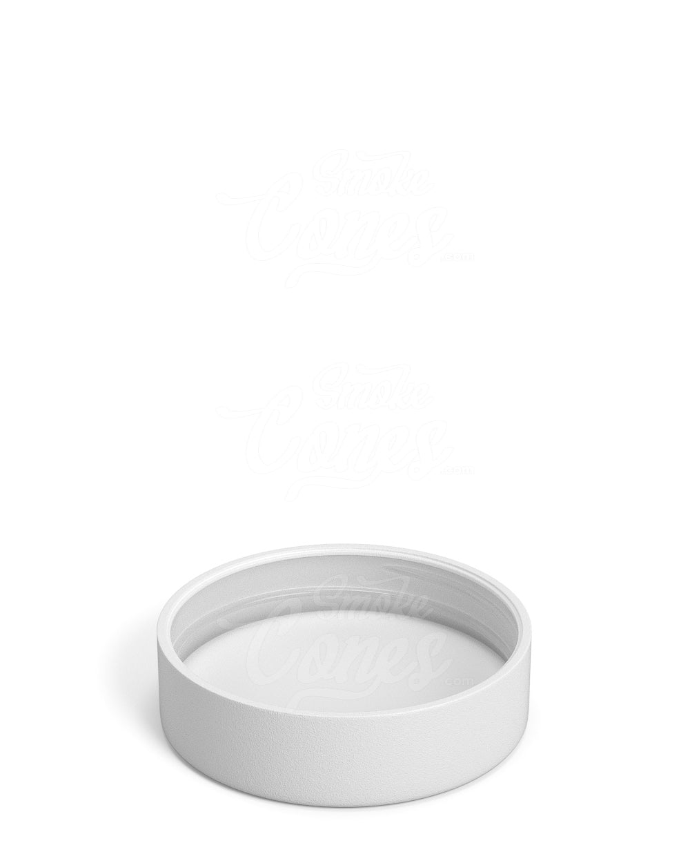 50mm Smooth Push and Turn Child Resistant Plastic Caps With Foam Liner - White - 100/Box