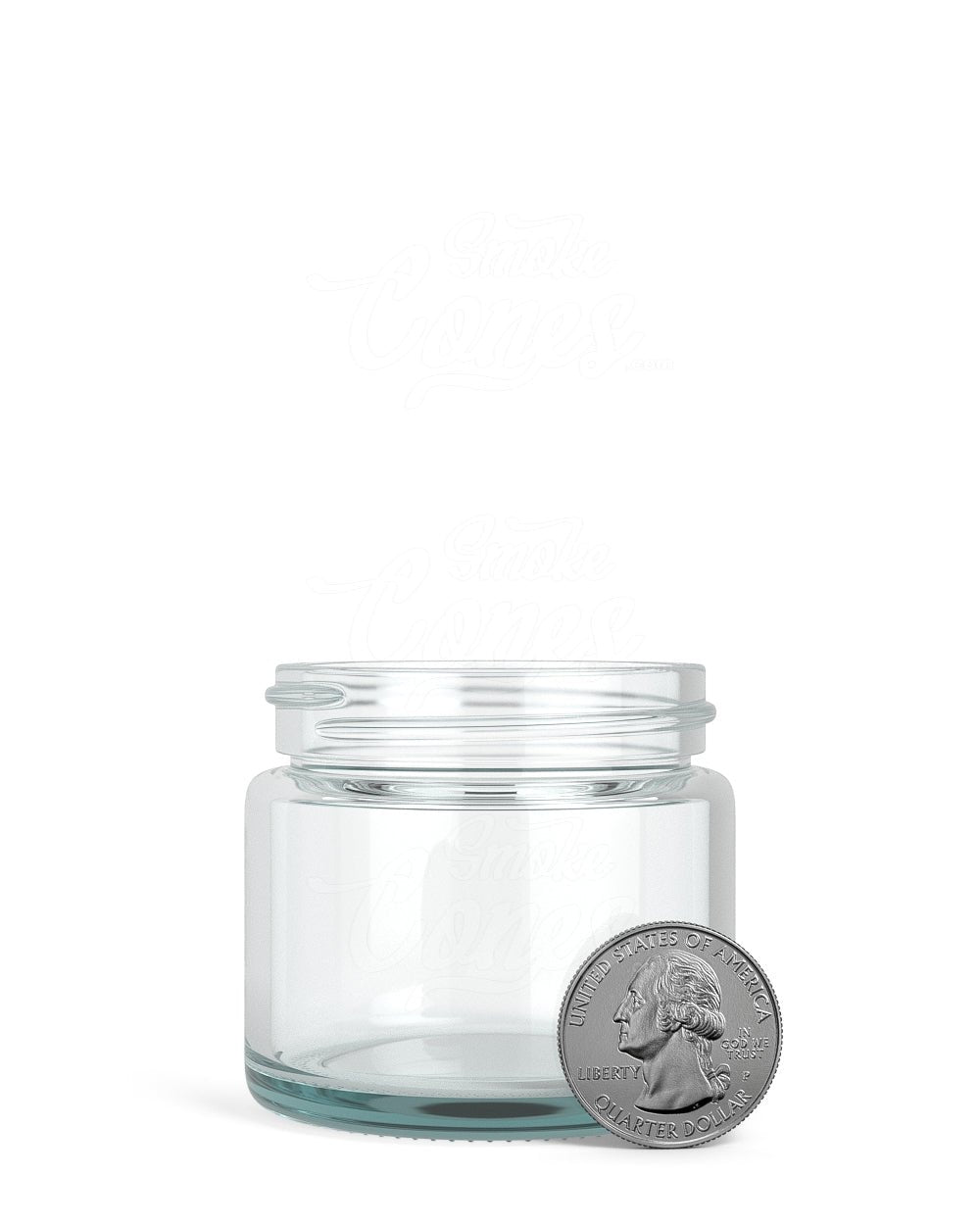 50mm Straight Sided Clear 2oz Glass Jar 200/Box - 5