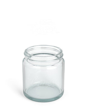 50mm Straight Sided Clear 3oz Glass Jar 100/Box - 1