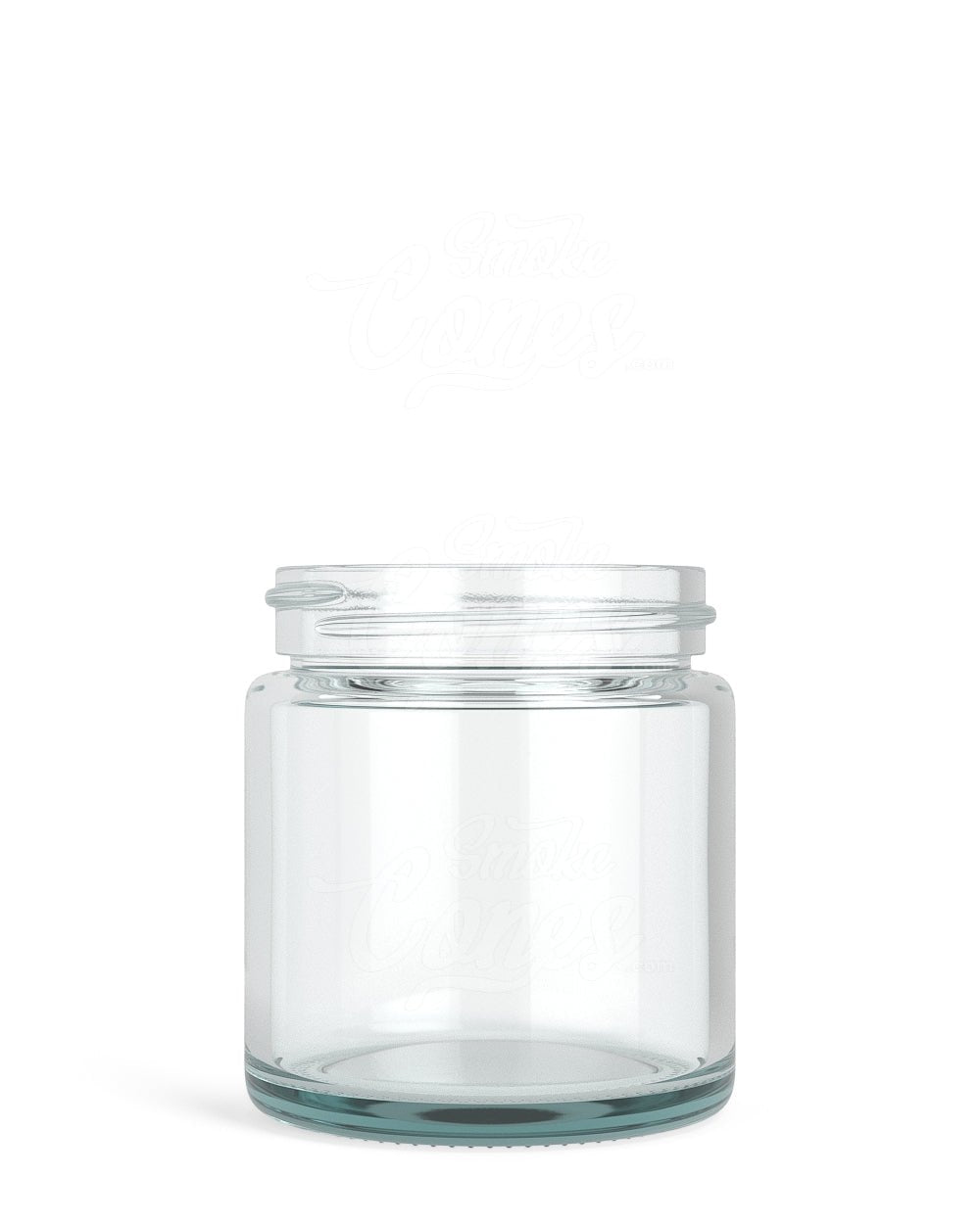 50mm Straight Sided Clear 3oz Glass Jar 100/Box - 2