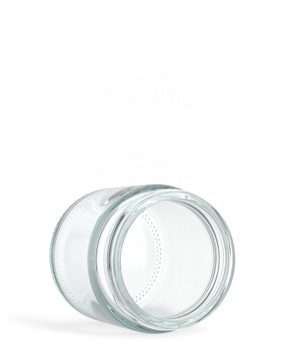 50mm Straight Sided Clear 3oz Glass Jar 100/Box - 3