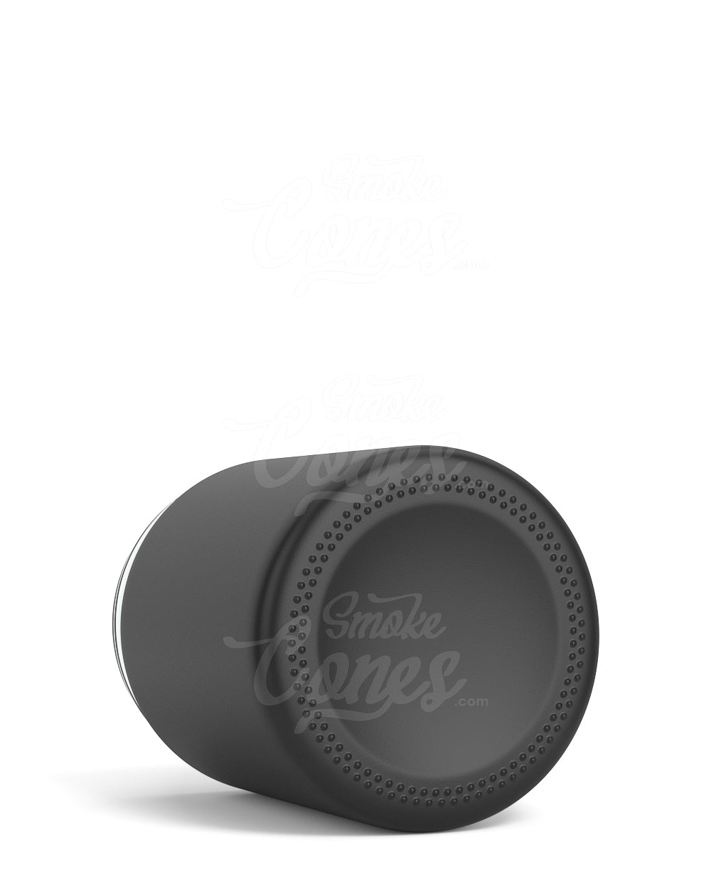 4oz Straight Sided 50mm Matte Black Glass Jars 100/Box