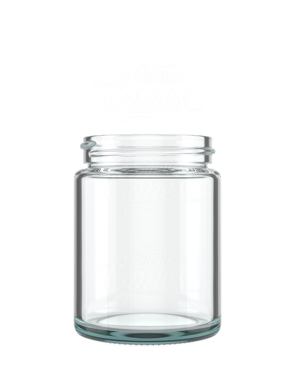 50mm Straight Sided Clear 4oz Glass Jar 100/Box - 2