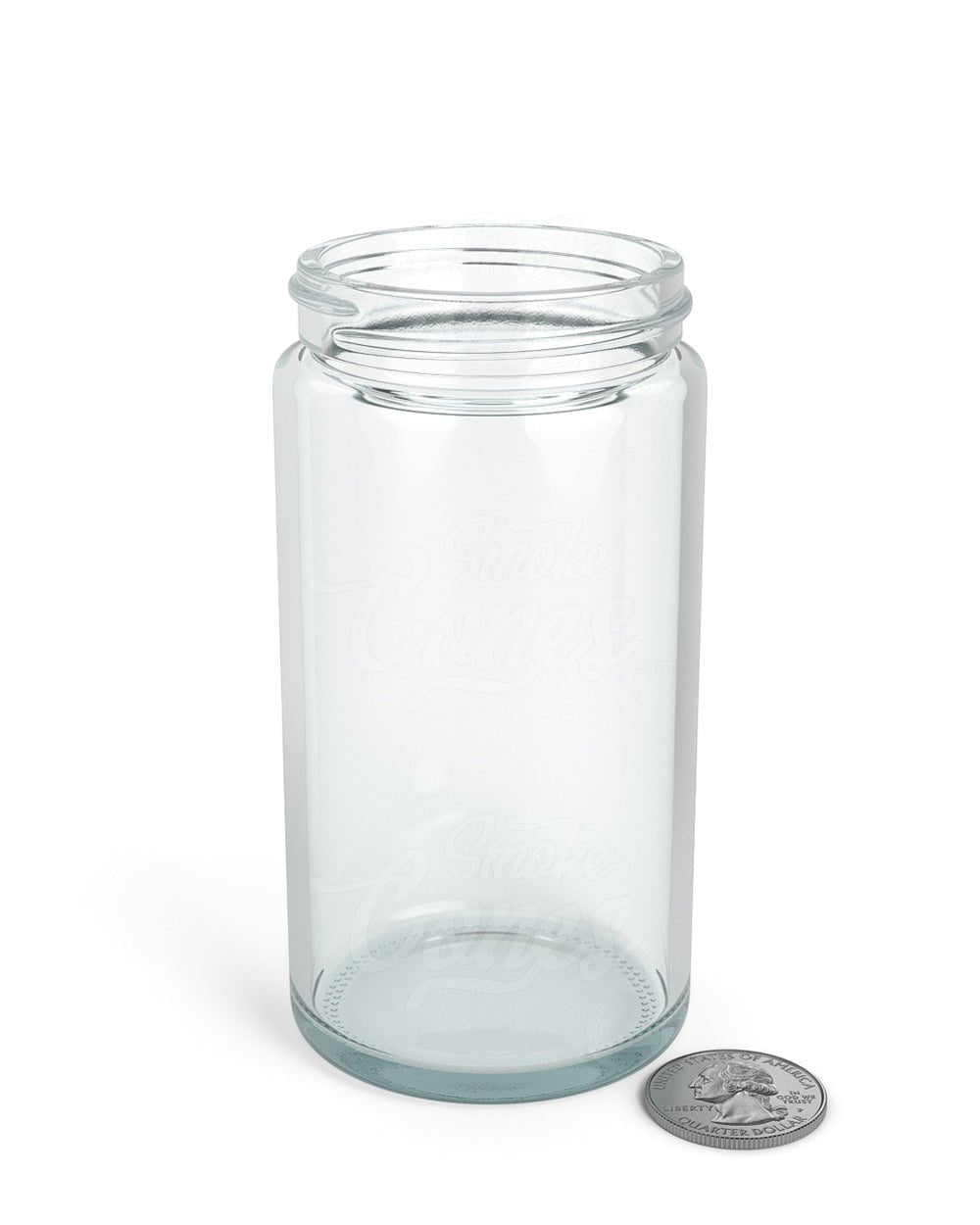 6oz Straight Sided Clear Glass Jars 80/Box - 6