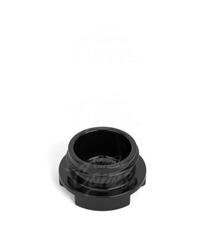 28mm Grow Pack Supply Child Resistant Black 9ml Glass Concentrate Jar w/ Matte Black Cap 320/Box