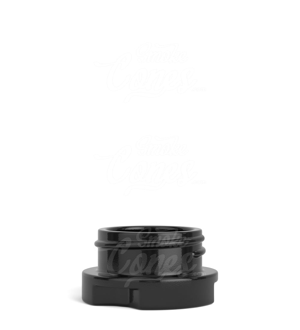 28mm Grow Pack Supply Child Resistant Black 9ml Glass Concentrate Jar w/ Matte Black Cap 320/Box