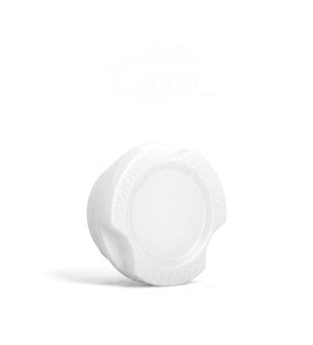 28mm Grow Pack Supply Child Resistant White 9ml Glass Concentrate Jar w/ Glossy Black Cap 320/Box - 5