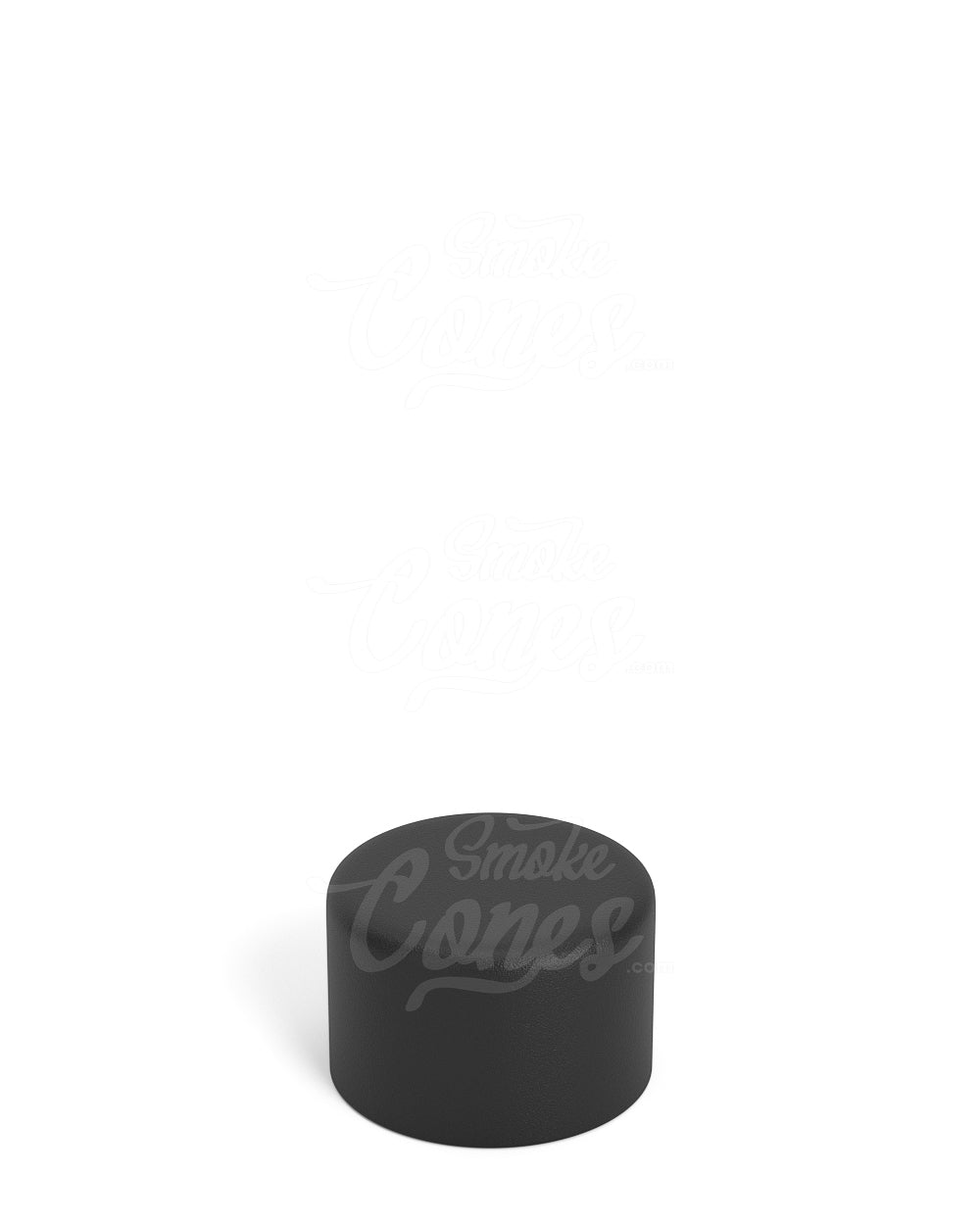 20mm Smooth Push and Turn Child Resistant Plastic Caps With Foam Liner - Matte Black - 400/Box