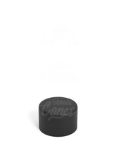 20mm Smooth Push and Turn Child Resistant Plastic Caps With Foam Liner - Matte Black - 400/Box