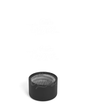 20mm Smooth Push and Turn Child Resistant Plastic Caps With Foam Liner - Matte Black - 400/Box