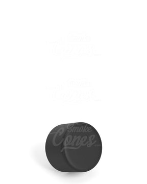 20mm Smooth Push and Turn Child Resistant Plastic Caps With Foam Liner - Matte Black - 400/Box