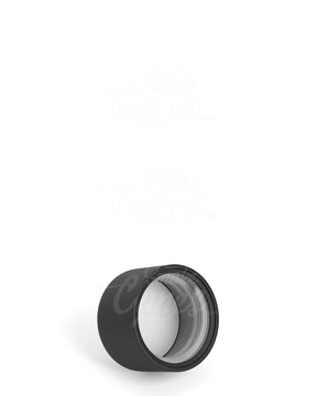 20mm Smooth Push and Turn Child Resistant Plastic Caps With Foam Liner - Matte Black - 400/Box