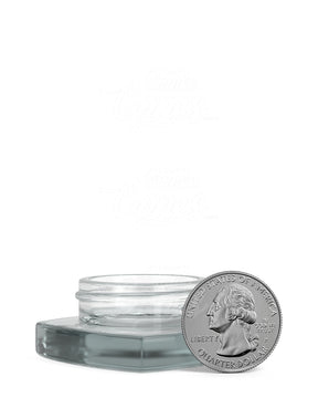 Clear Glass Pillow Concentrate Jar | 38mm - 9mL - 240 Count - 5