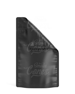 Matte-Black 5" x 8.1" Tamper Evident Mylar Bags (14 gram) 1000/Box