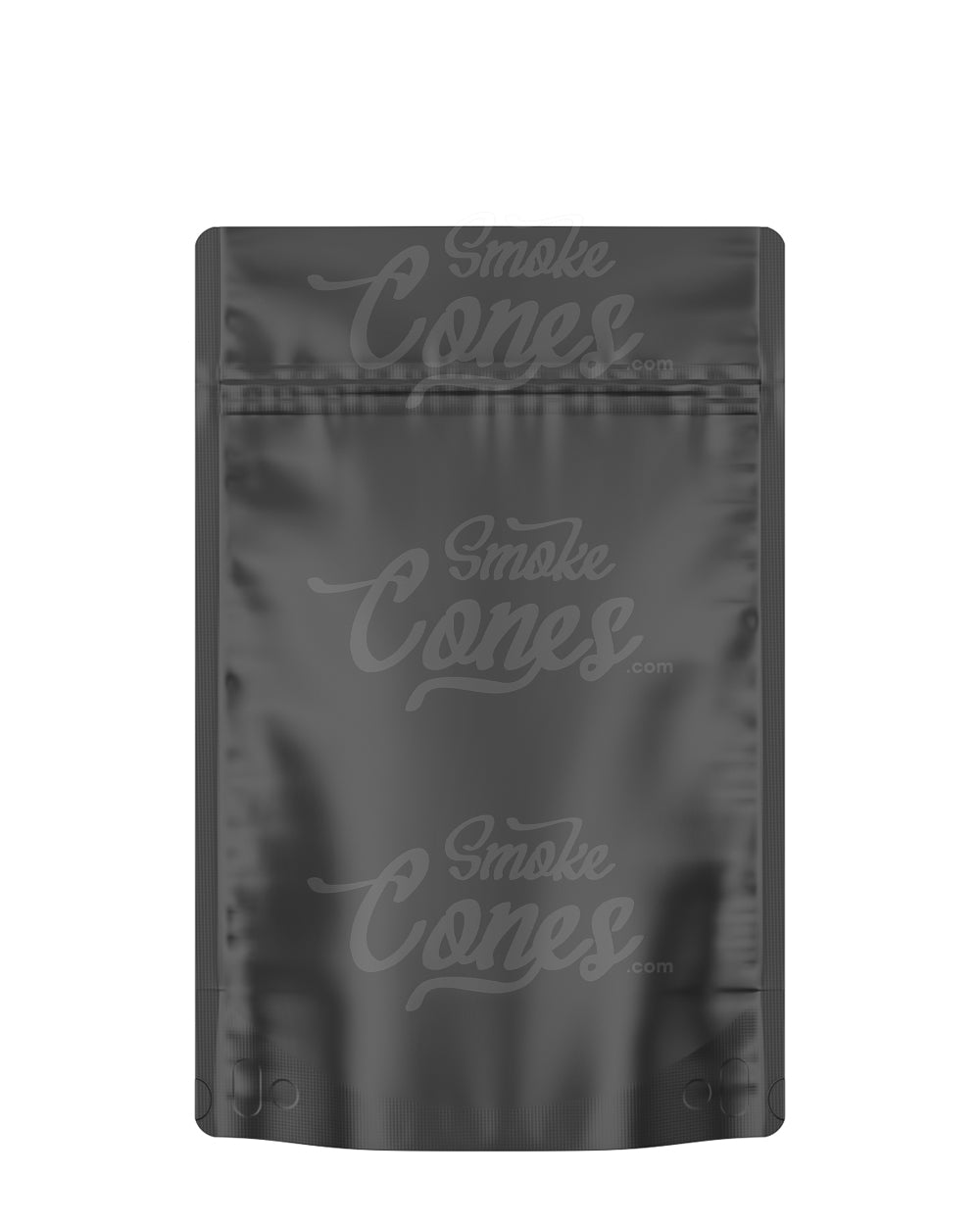 Matte Black 6" x 9.3" Mylar Tamper Evident Bags (28 grams) 1000/Box