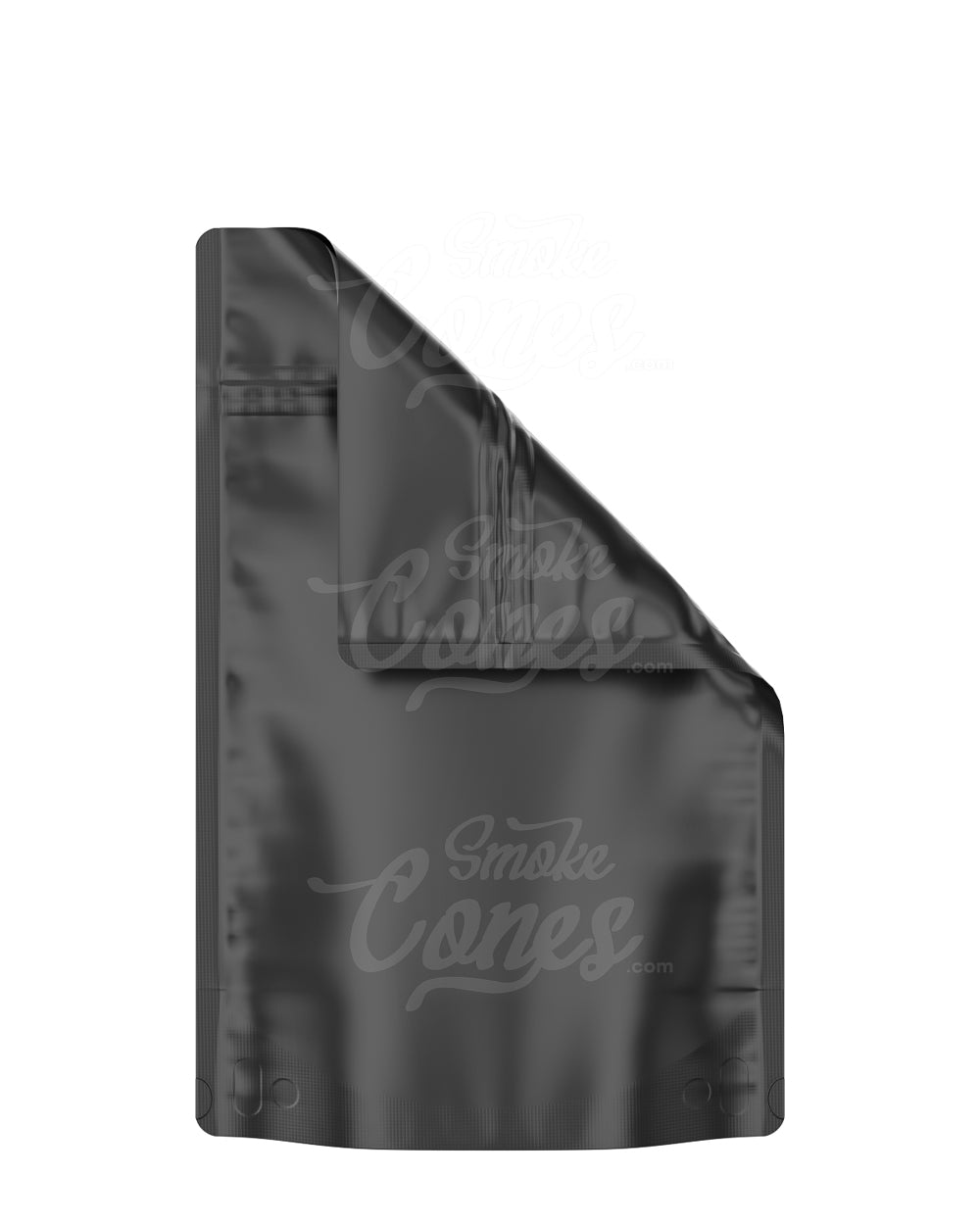 Matte Black 6" x 9.3" Mylar Tamper Evident Bags (28 grams) 1000/Box