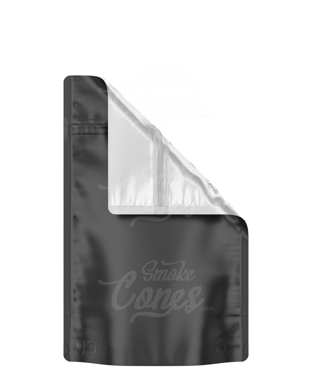 Matte-Black 6" x 9.3" Vista Mylar Tamper Evident Bags (28 grams) 1000/Box