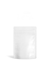 Matte-White 3.6" x 5" Mylar Tamper Evident Tear Notch Bags (3.5 grams) 1000/Box