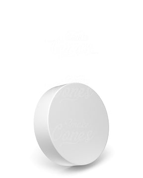 53mm Push and Turn Child Resistant Plastic Caps With Foam Liner - Matte White - 100/Box