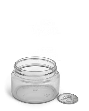 Straight Sided Clear Plastic Jars | 53mm - 2oz - 200 Count