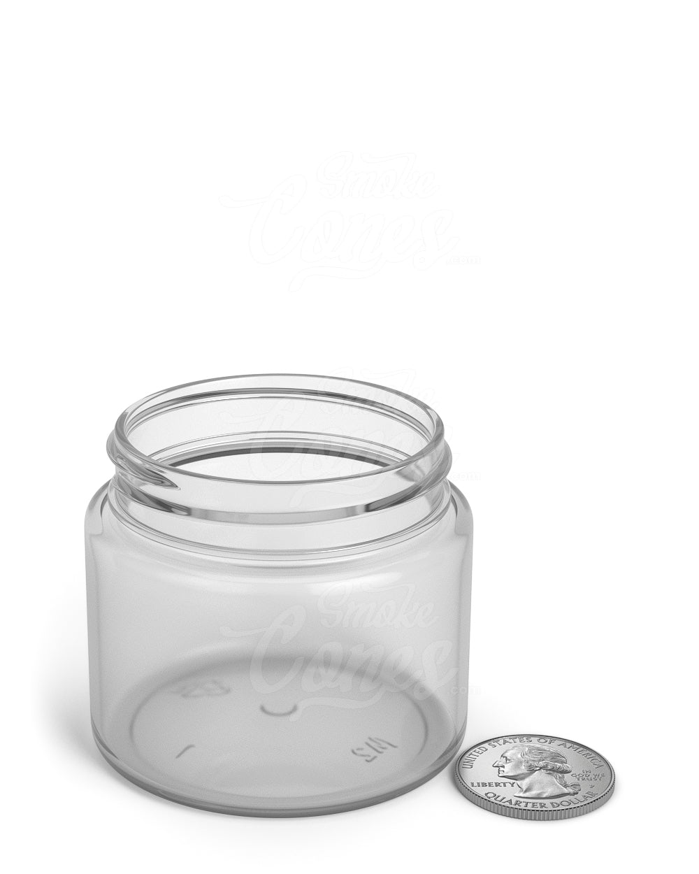 3oz Straight Sided Clear Plastic Jars 100/Box