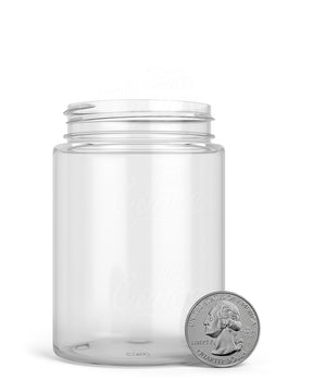 6oz Straight Sided Clear Plastic Jars 80/Box