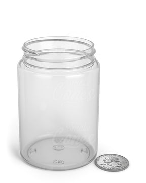 6oz Straight Sided Clear Plastic Jars 80/Box