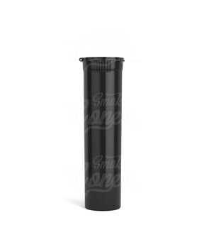 88mm Child Resistant 1-1/4 Size Pop Top Opaque Black Plastic Pre-Roll BiTubes 1000/Box