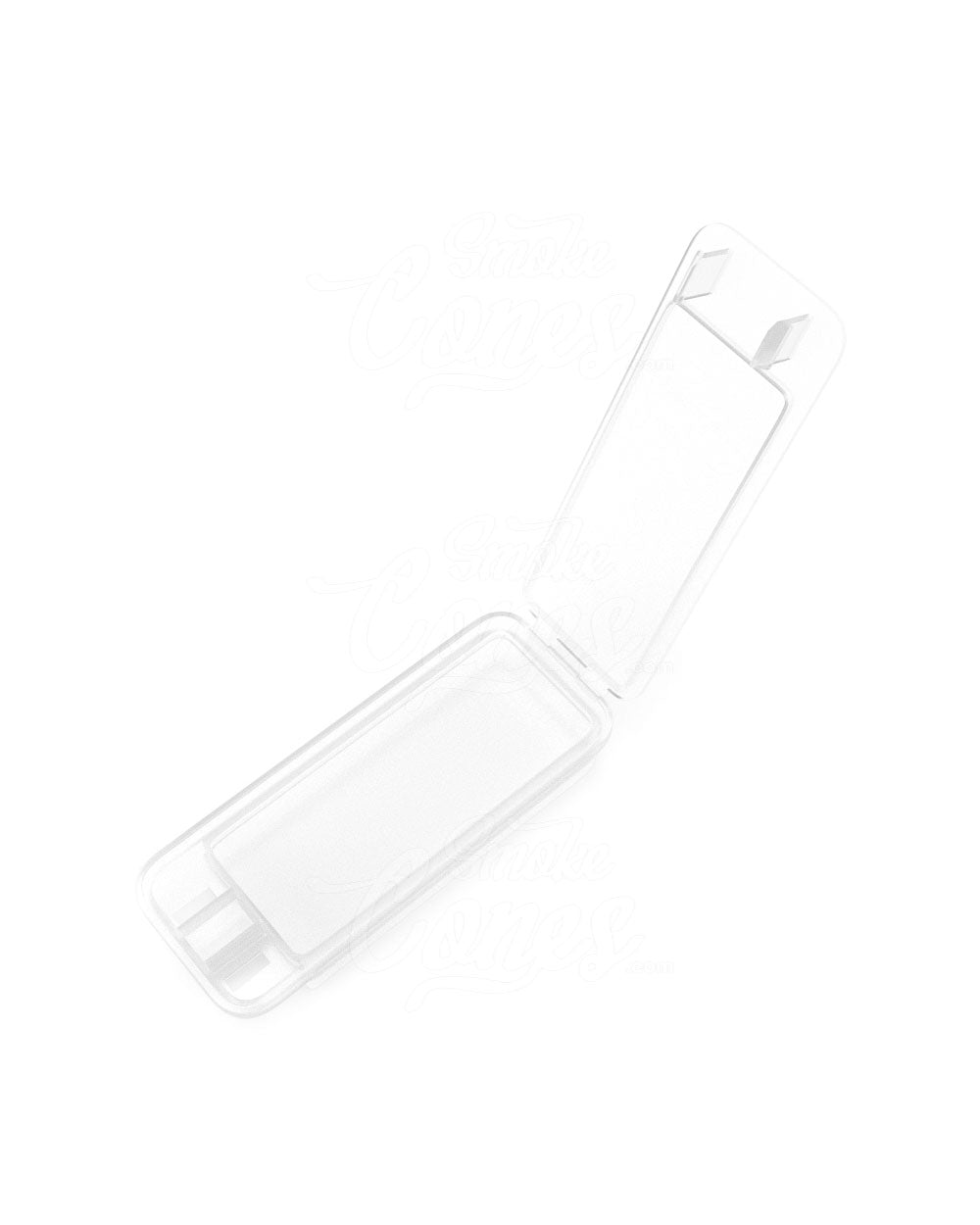70mm Pollen Gear Clear SnapTech Child Resistant Edible & Pre-Roll Small Joint Case 240/Box - 5