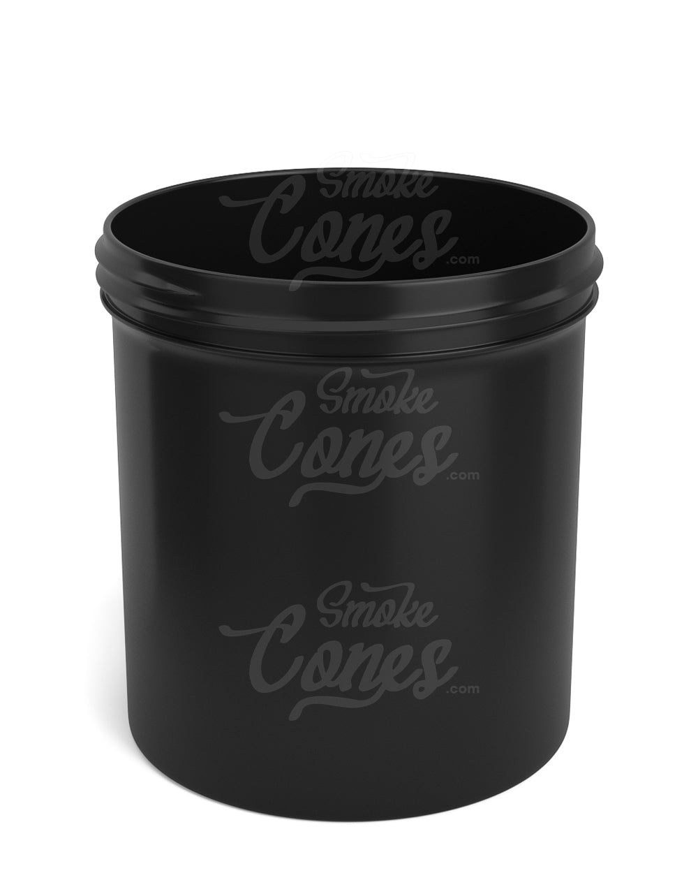 Wide Mouth Straight Sided 16oz Black Plastic Jars 205/Box