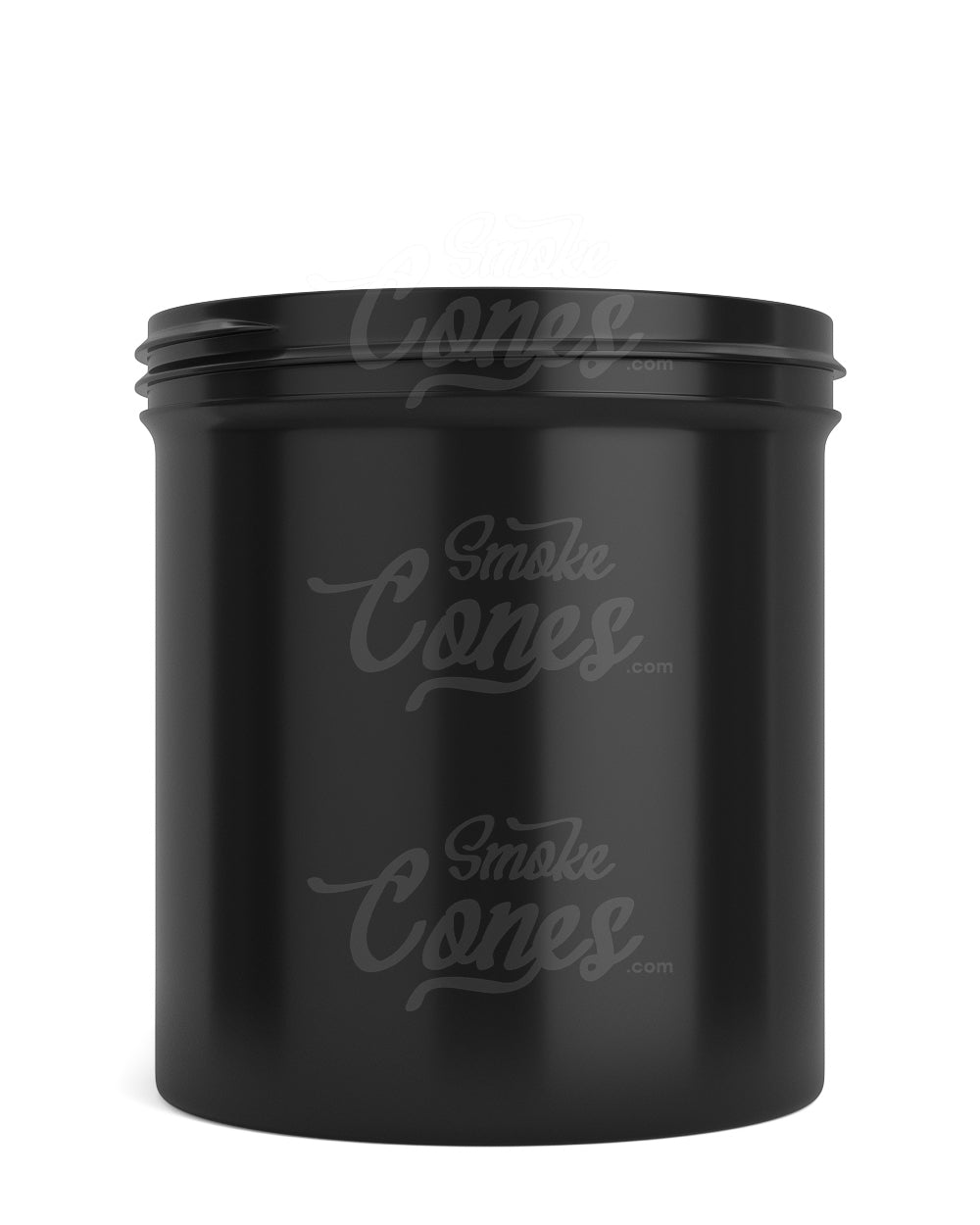 Wide Mouth Straight Sided 16oz Black Plastic Jars 205/Box