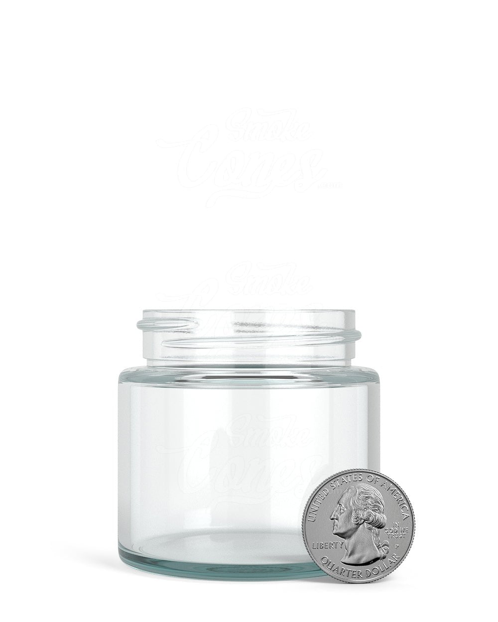 Straight Sided Clear Glass Jars | 53mm - 3oz - 144 Count - 5