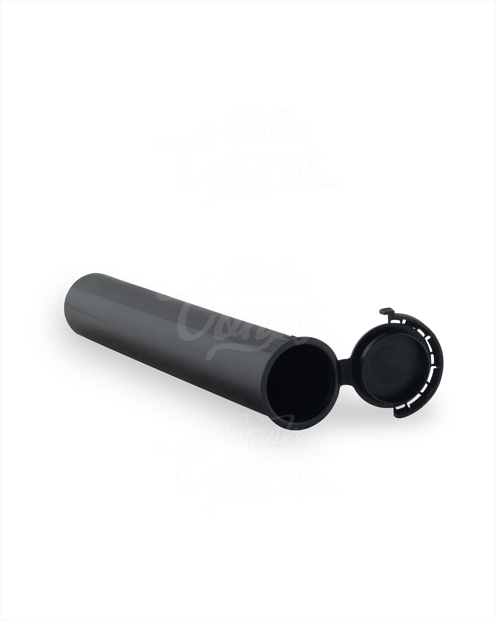 Child Resistant & Tamper Evident | Pop Top Plastic Pre-Roll Tubes (Open) | 116mm - Black - 1000 Count