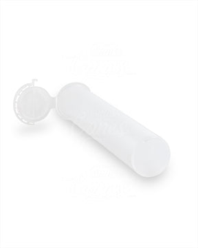 Child Resistant & Tamper Evident | Pop Top Plastic Pre-Roll Tubes (Open) | 116mm - Clear - 1000 Count