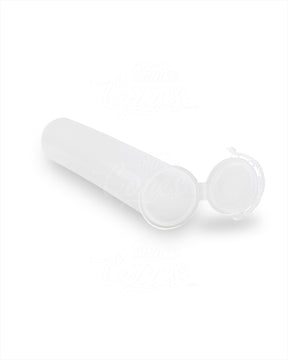 Child Resistant & Tamper Evident | Pop Top Plastic Pre-Roll Tubes (Open) | 116mm - Clear - 1000 Count