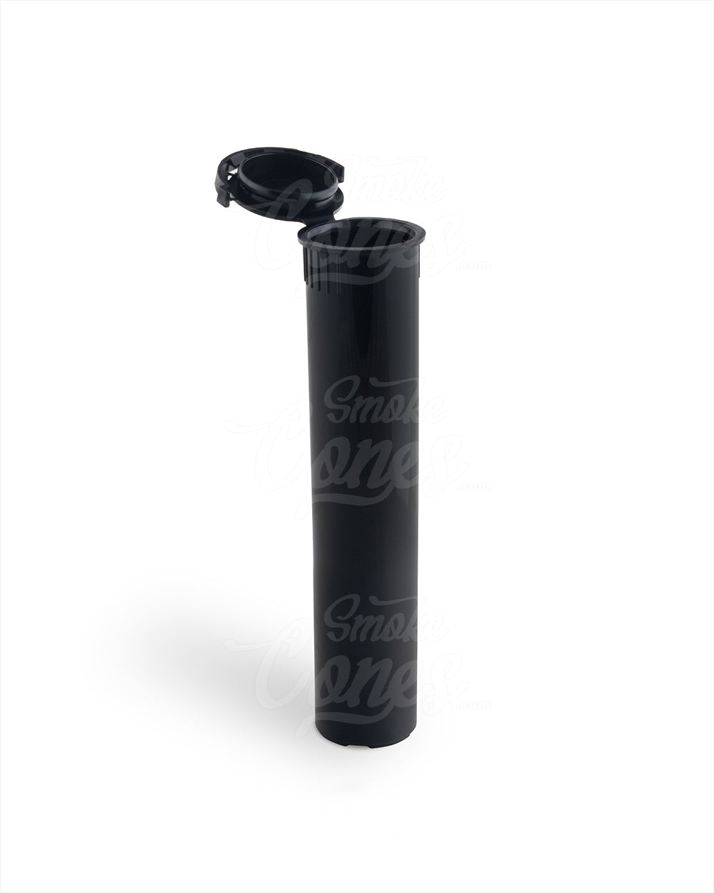 Child Resistant & Tamper Evident | Pop Top Plastic Pre-Roll Tubes (Open) | 98mm - Black - 1000 Count