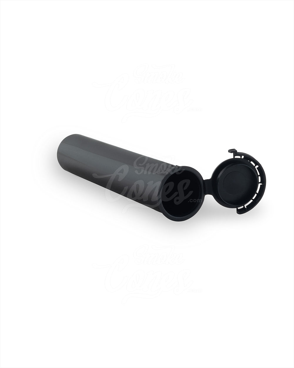 Child Resistant & Tamper Evident | Pop Top Plastic Pre-Roll Tubes (Open) | 98mm - Black - 1000 Count