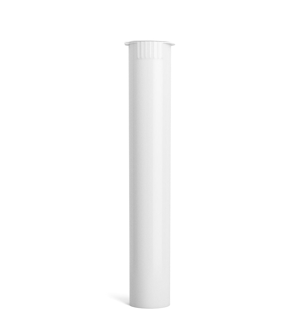 116mm Child Resistant King Size Pop Top Opaque Plastic White USA Pre-Roll Tubes 1000/Count