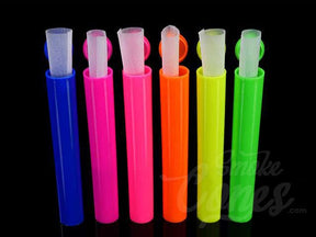 Squeezetops® 109mm Fluorescent Mix Child Resistant J-Tubes (074300-CR) 1000/Box - 2