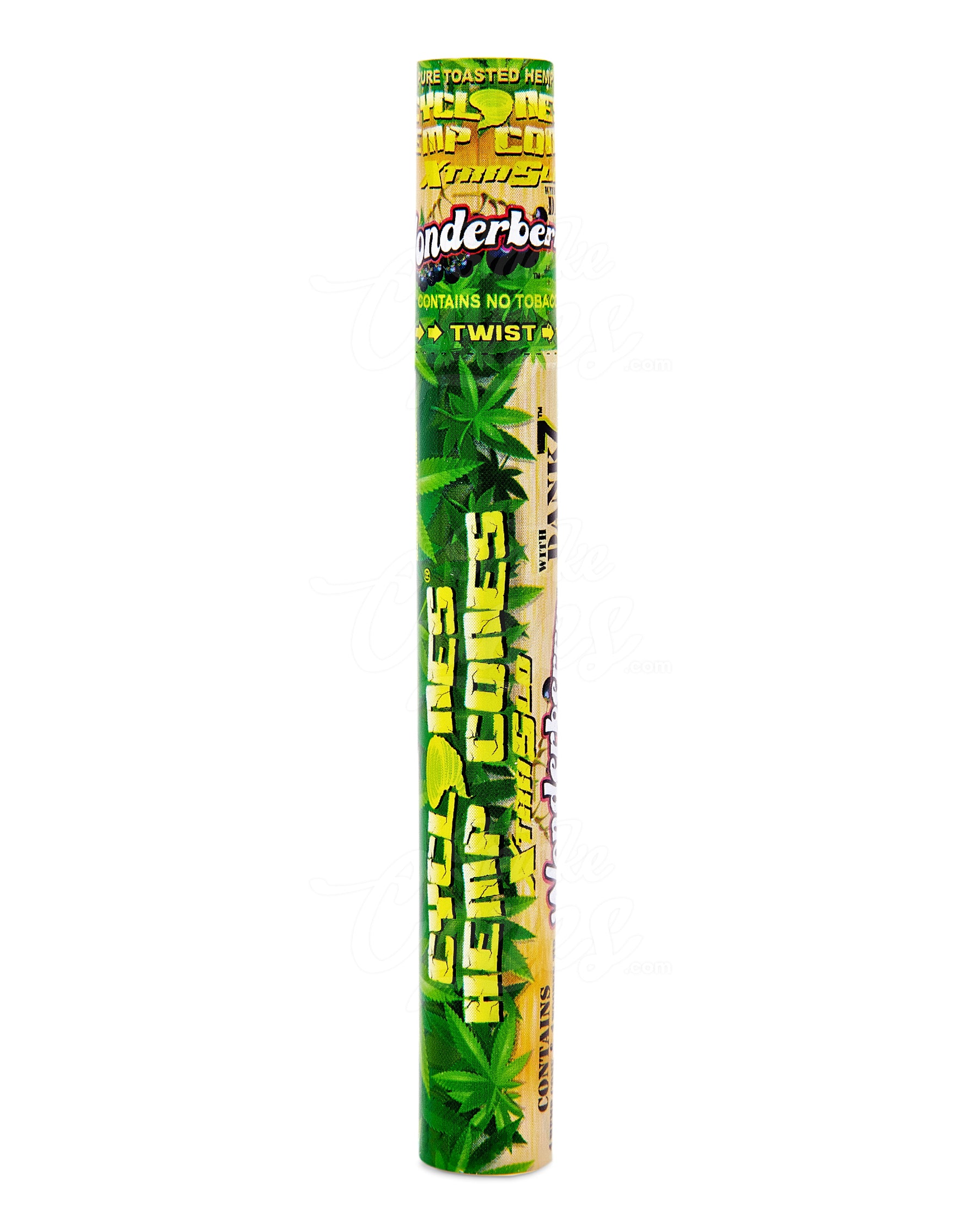 Cyclones 109mm King Sized Pre Rolled Wonderberry Hemp Cones 24/Box - 2