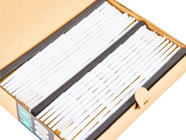 Futurola 60mm Mini Size Classic White Pre Rolled Paper Cones 800/Box - 4