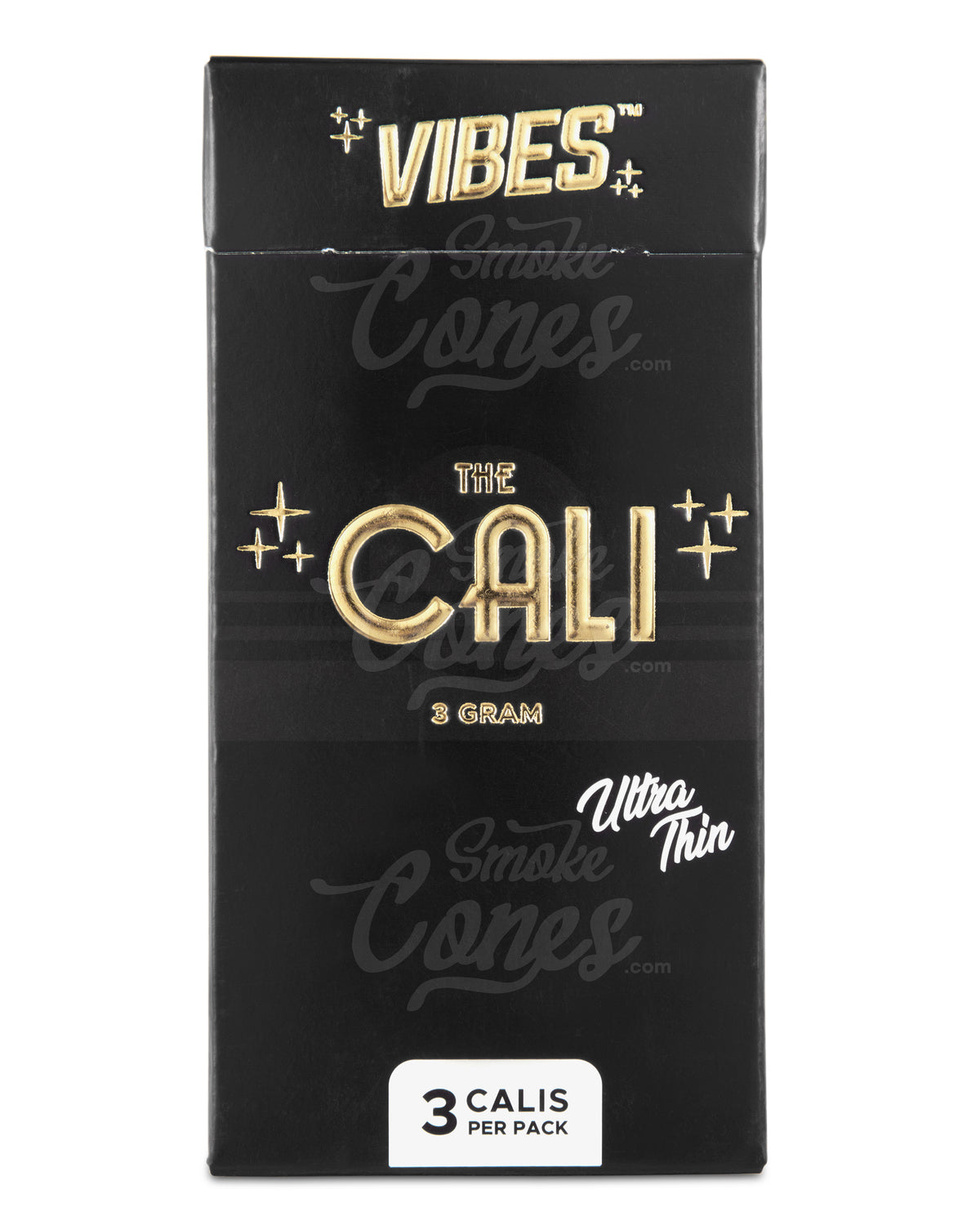 Vibes 110mm King Sized The Cali 3 Gram Pre Rolled Ultra Thin Paper Cones 24/Box