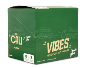 Vibes 110mm King Sized The Cali 3 Gram Organic Pre Rolled Hemp Paper Cones 24/Box