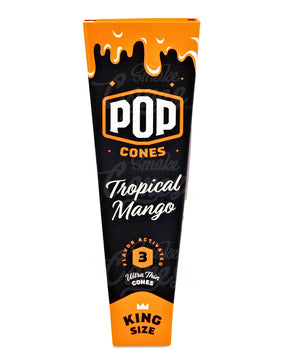 Pop Cones Tropical Mango 109mm King Sized Pre Rolled Cones 24/Box - 2