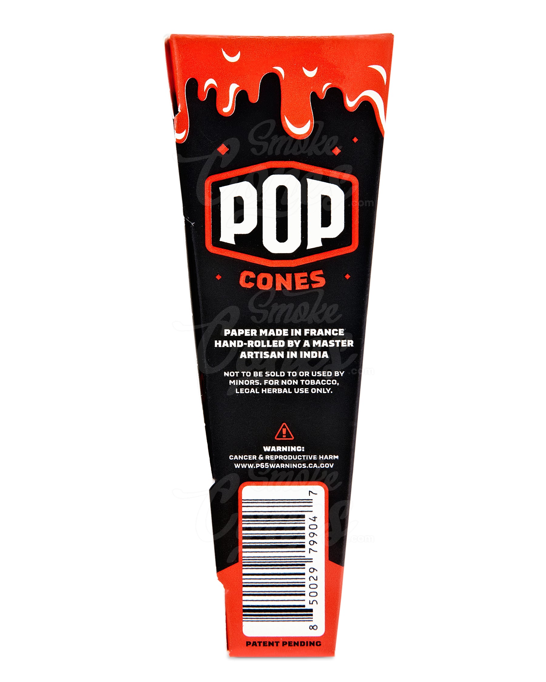 Pop Cones Strawberry Jam 109mm King Sized Pre Rolled Cones 24/Box